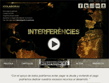 Tablet Screenshot of interferencies.cc